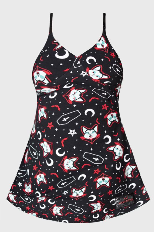 0000000571500 - Lil Vampurr Skater Dress Kurzes Kleid multicolor in XL