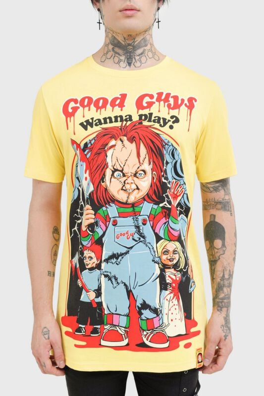 0000001097801 - Chucky - Die Mörderpuppe - Play Pals Toys T-Shirt T-Shirt gelb in XL