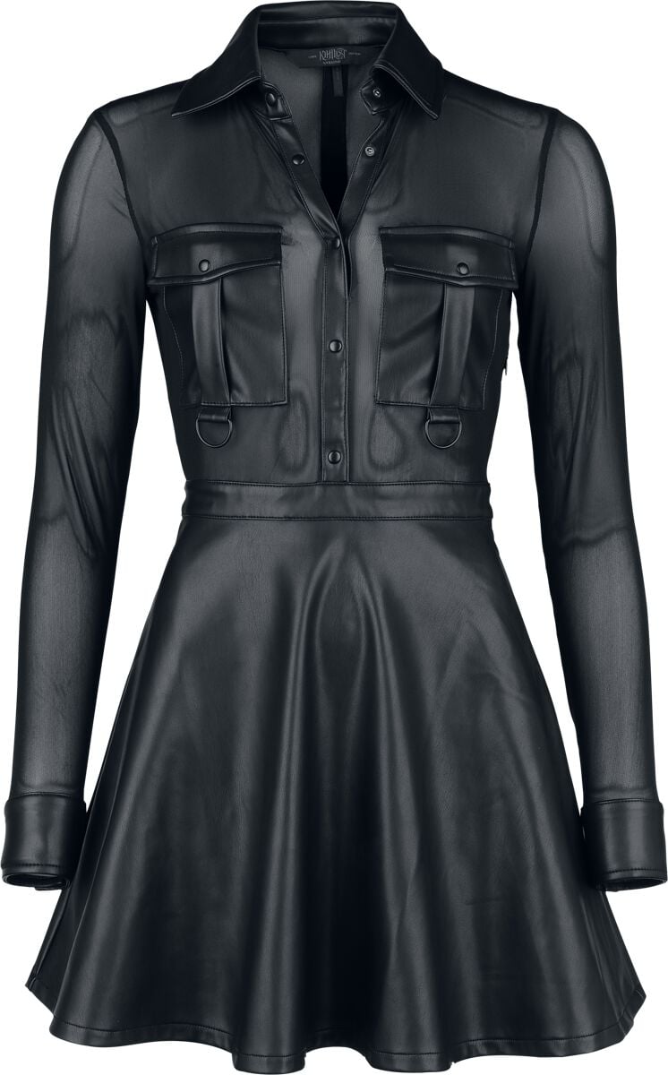0000001152104 - Shadowsinger Dress Kurzes Kleid schwarz in XL
