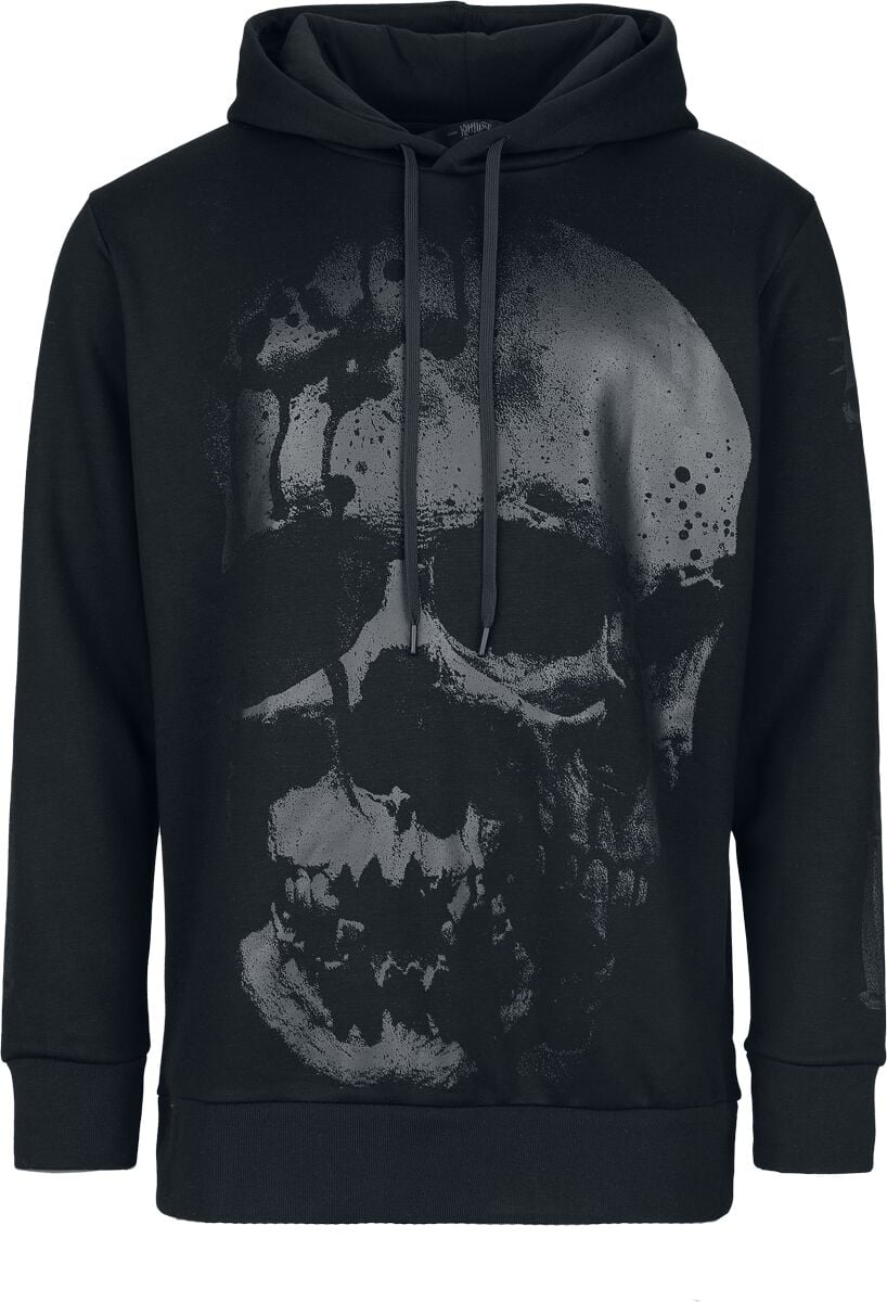 0000001184006 - Hypnoskull Hoodie Kapuzenpullover schwarz in XL