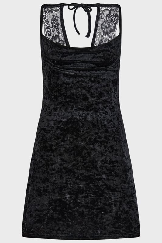 0000001185904 - Burnt Obsidian Lounge Dress Kurzes Kleid schwarz in XL 0000001185904 - Burnt Obsidian Lounge Dress Kurzes Kleid schwarz in XL