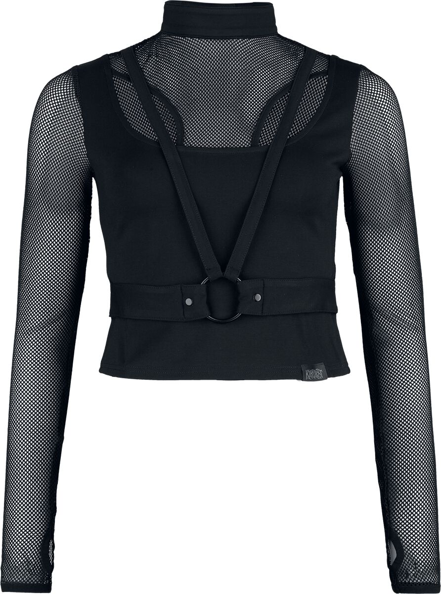 0000001267907 - Chaos Coalition Top Langarmshirt schwarz in XL 0000001267907 - Chaos Coalition Top Langarmshirt schwarz in XL