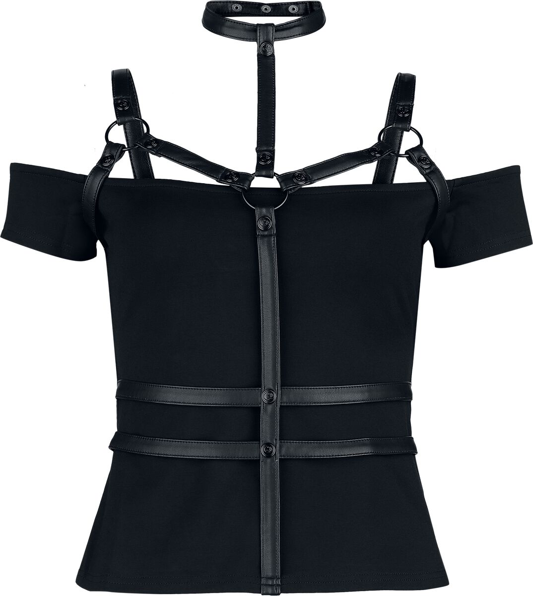 0000001268805 - Tenebris Tribe Top Top schwarz in XL