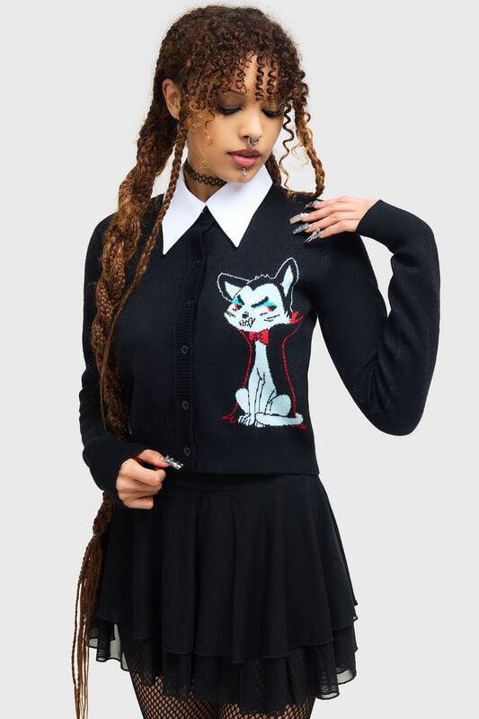 0000001275506 - Do Not Touch Me Cardgian Cardigan schwarz in XL 0000001275506 - Do Not Touch Me Cardgian Cardigan schwarz in XL