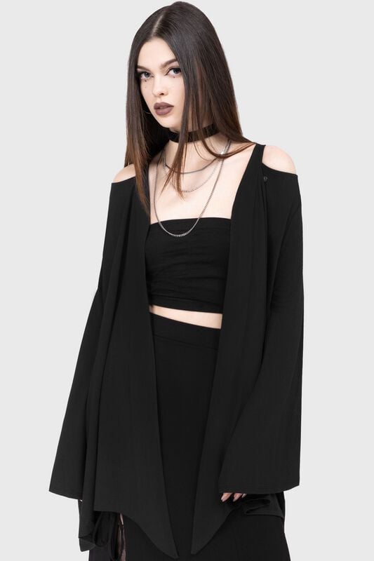 0000001293005 - Verdigris Cloak Cape schwarz in XS