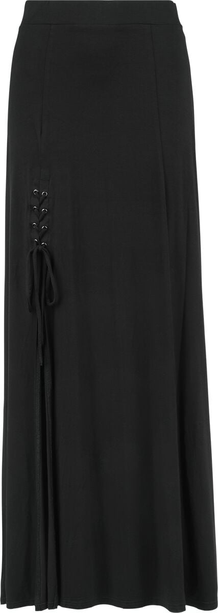 0000010106006 - Secretly Weep Maxi Skirt Langer Rock schwarz in XXL