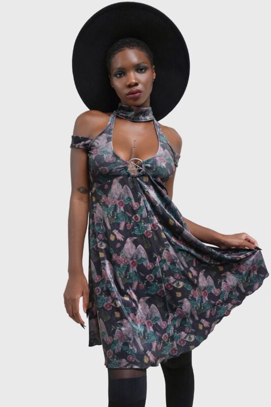 0000011687009 - Corax Dress Kurzes Kleid multicolor in S