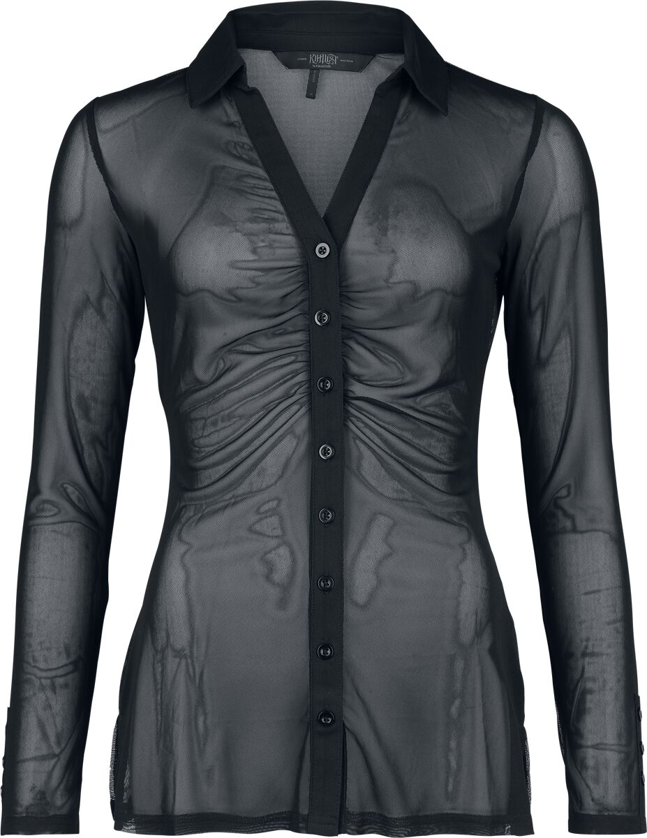 0000011790006 - After The After Mesh Shirt Langarmhemd schwarz in XXL