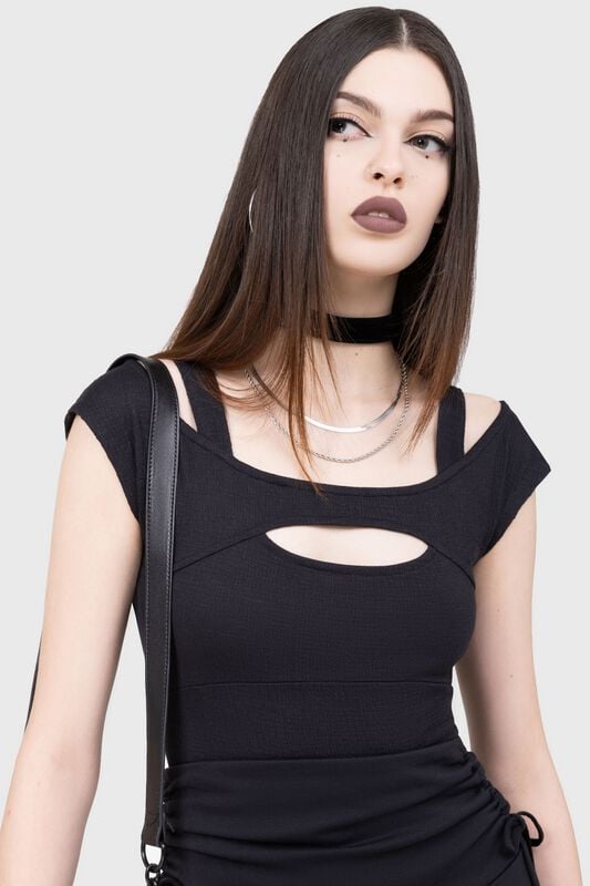 0000012698004 - Desolium Top T-Shirt schwarz in XXL