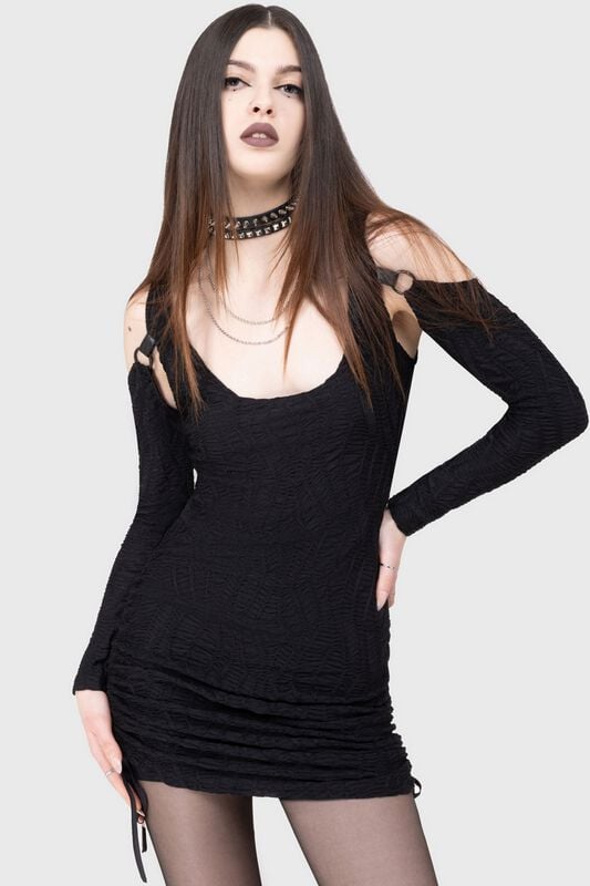 0000012969401 - Dusk Nomad Dress Kurzes Kleid schwarz in 4XL 0000012969401 - Dusk Nomad Dress Kurzes Kleid schwarz in 4XL