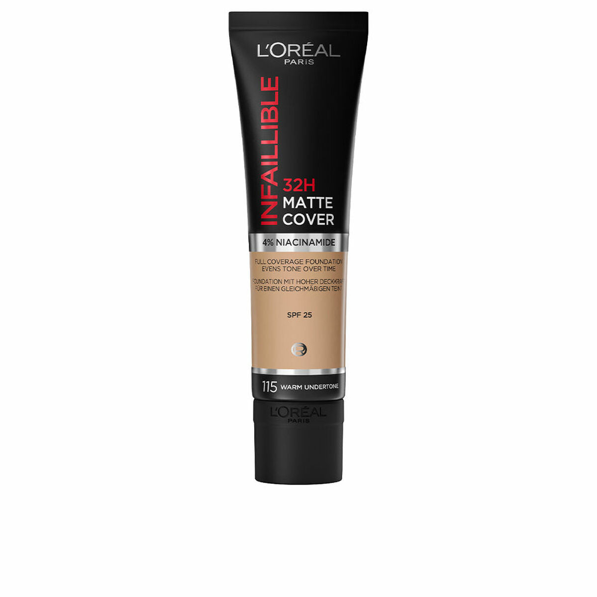 0000030176706 - Fluid Makeup Basis LOreal Make Up Infalible 32H Matte Cover Nº 115 warm undertone Spf 25 0000030176706 - Fluid Makeup Basis LOreal Make Up Infalible 32H Matte Cover Nº 115 warm undertone Spf 25