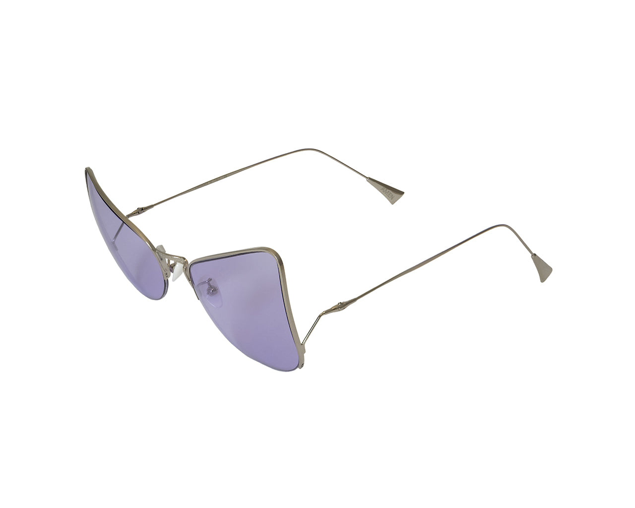 0000031233002 - Damen Tuthy A20S177 Gläser SONNENBRILLEN Steckdose Metall Silber Violett Schmetterling