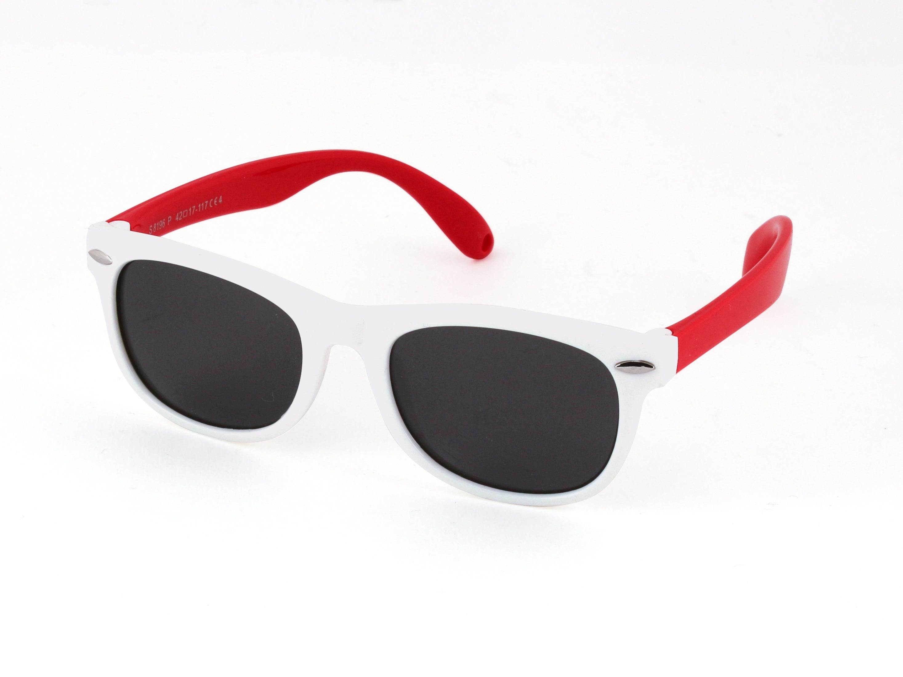 0000031663007 - Kind OCCH SOLE BAMB PLAST S8196 C04 BIANCO-ROSSO FUMO *3P Gläser SONNENBRILLEN Plastik Weiß Grau Rund Polarisiert 0000031663007 - Kind OCCH SOLE BAMB PLAST S8196 C04 BIANCO-ROSSO FUMO *3P Gläser SONNENBRILLEN Plastik Weiß Grau Rund Polarisiert