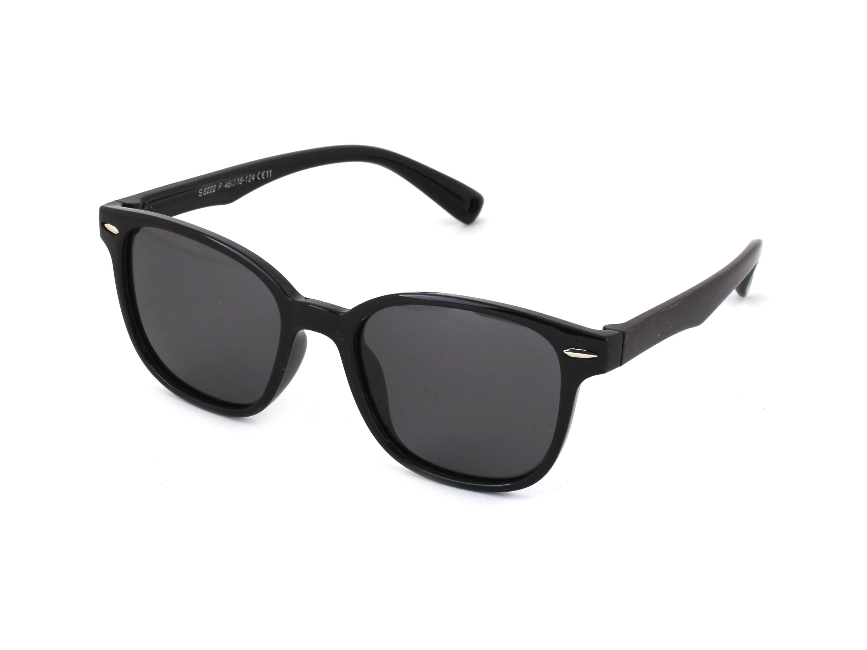 0000031668002 - Kind OCCH SOLE BAMB PLAST S8222 C11 NERO LUC FUMO *3P Sonnenbrillen Plastik Schwarz Grau Quadratisch Polarisiert 0000031668002 - Kind OCCH SOLE BAMB PLAST S8222 C11 NERO LUC FUMO *3P Sonnenbrillen Plastik Schwarz Grau Quadratisch Polarisiert