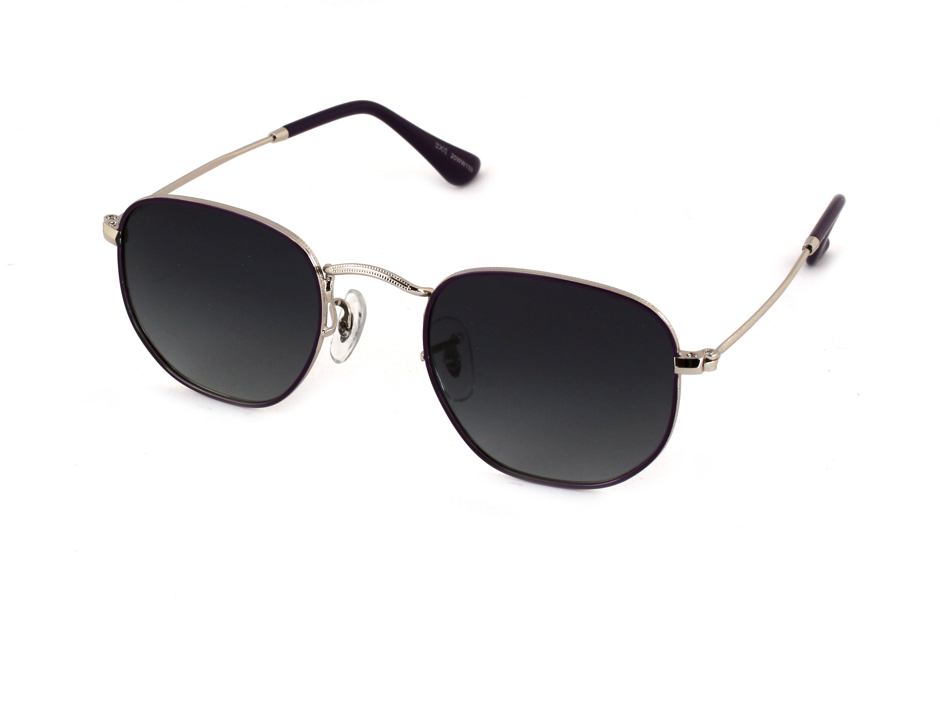 0000031702003 - Kind OCCH SOLE BAMB MET TK0918 C03 ARG L BLU SF *3P Sonnenbrillen Metall Silber Blau Rund Polarisiert Schattiert