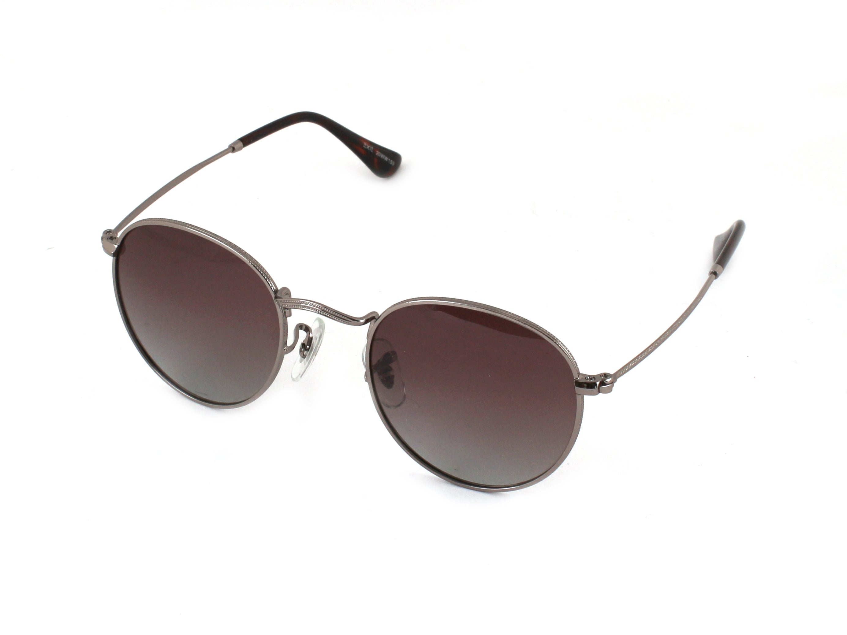 0000031704007 - Kind OCCH SOLE BAMB MET TK0918 C05 ARG L MAR SF *3P Sonnenbrillen Metall Silber Braun Rund Polarisiert Schattiert