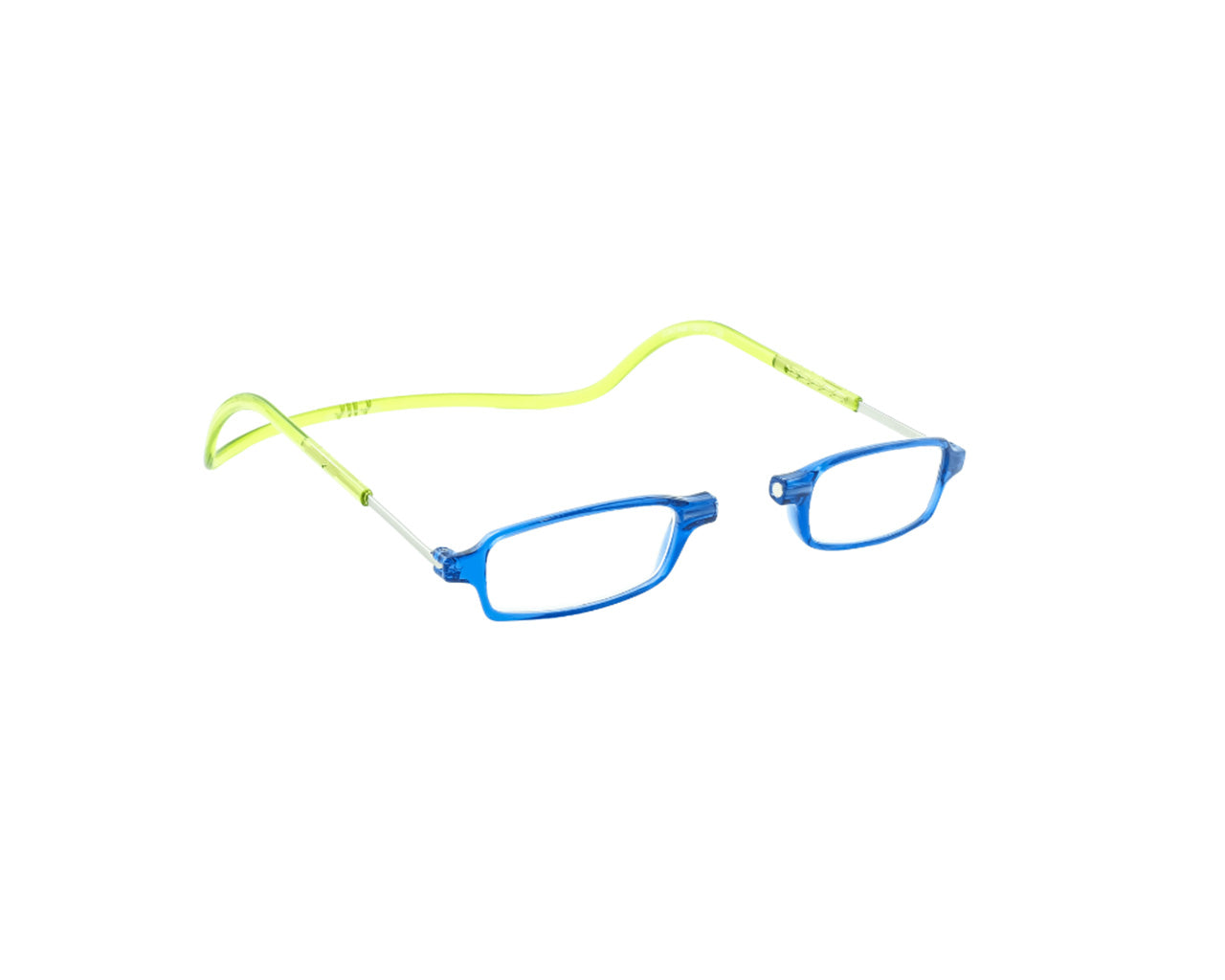 0000037251017 - Unisex Clic Sie auf Smart Blue Kiwi Lesebrille Acetat Blau  Hocken