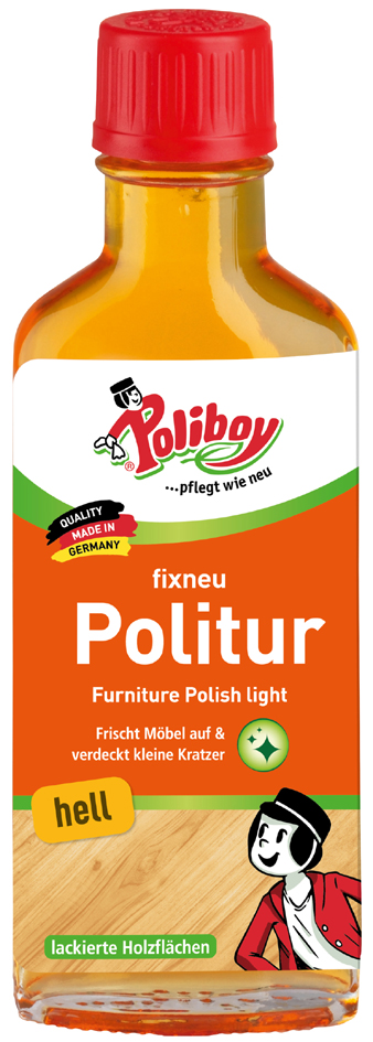 0000040161310 - Fixneu Politur 100 ml hell Holzreiniger & Pflege - Poliboy