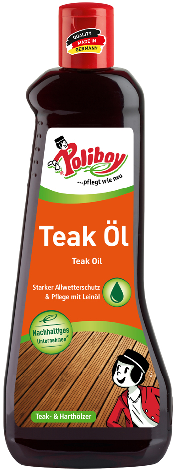 0000040161433 - Poliboy Teak Öl dunkel 500 ml