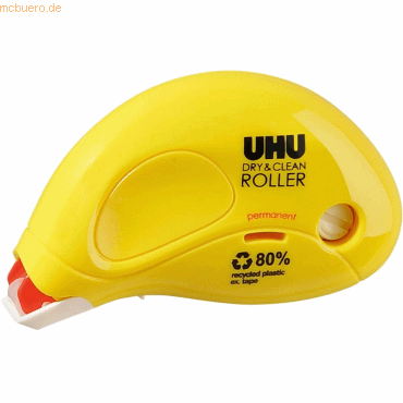 0000040267722 - 12 x Uhu Kleberoller Dry & Clean 85mx65 mm permanent