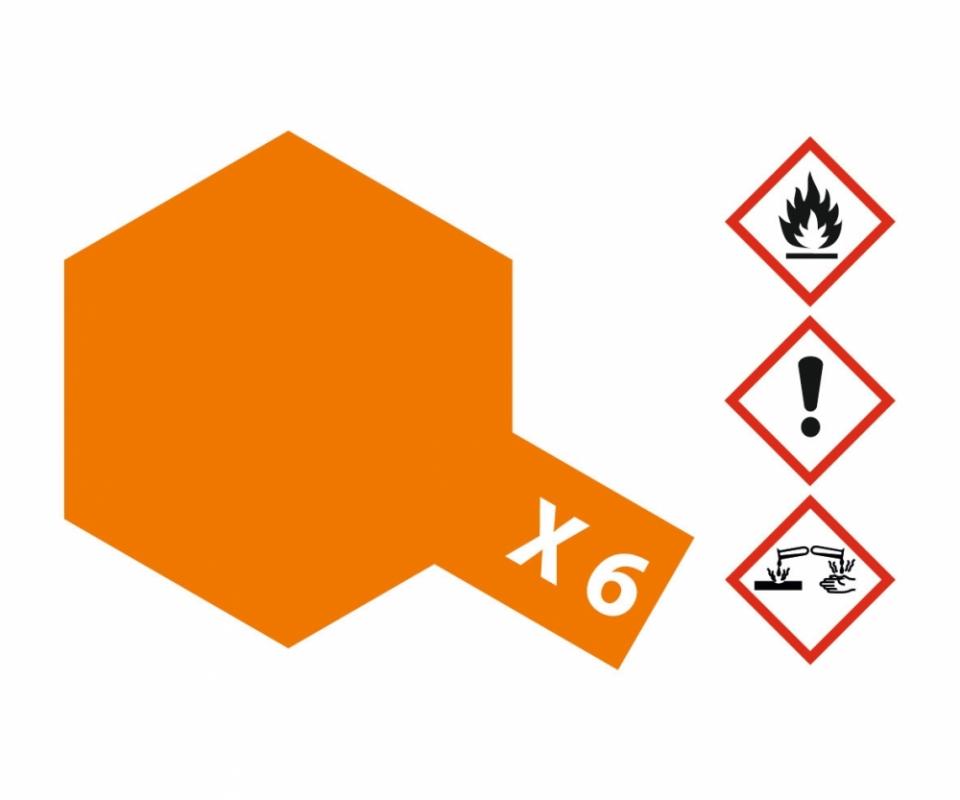 0000045032752 - X-6 Orange - glänzend [10 ml]