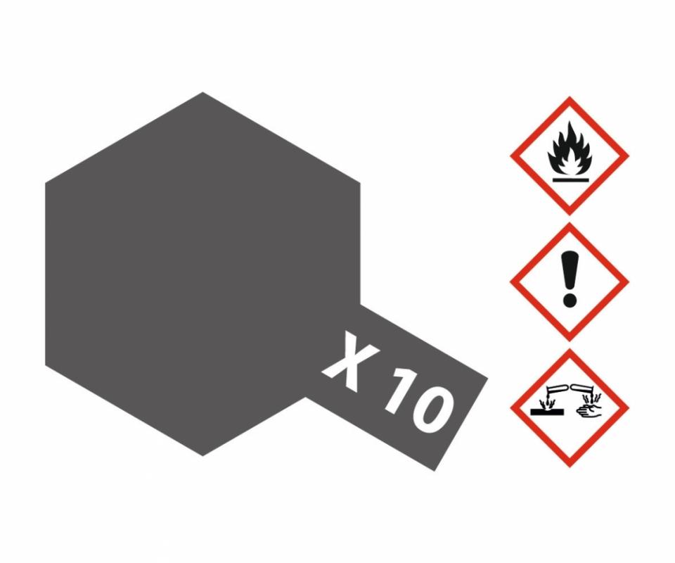 0000045032790 - X-10 Gun Metall - glänzend [10 ml]