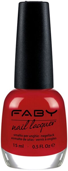 0000080962502 - Faby Nagellack Classic Collection S Red 15 ml