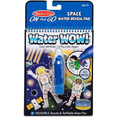 0000772401784 - Malblock WATER WOW! - WELTRAUM mit Stift