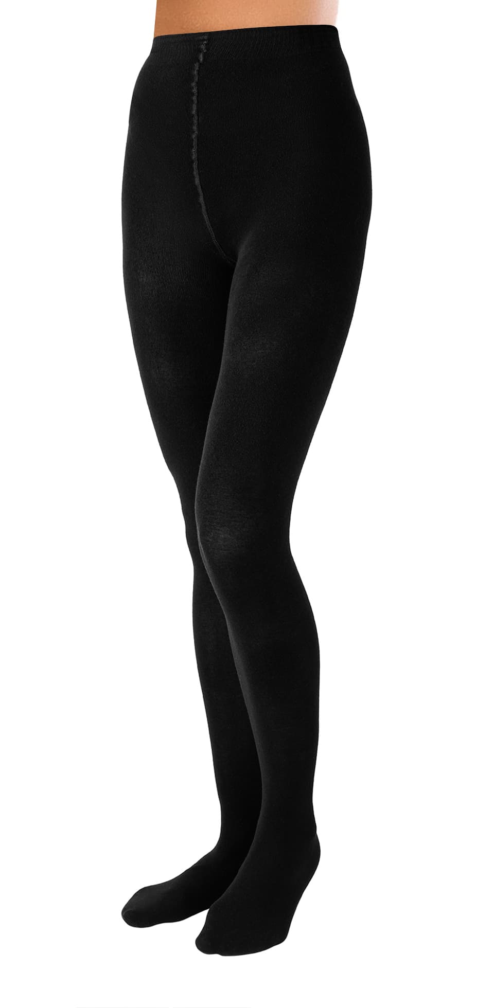 00050701-AE01 - Cashmere Strumpfhose | Farbe Schwarz | Größe 40-42