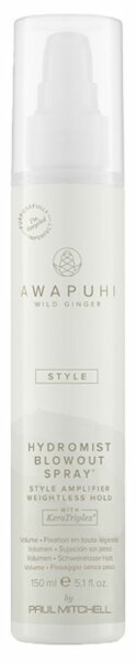 0009531134024 - Awapuhi Wild Ginger Hydromist Blowout Spray 150 ml 0009531134024 - Awapuhi Wild Ginger Hydromist Blowout Spray 150 ml