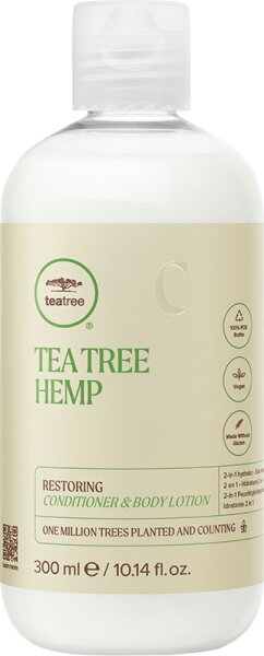 0009531136998 - Tea Tree Hemp Restoring Conditioner & Body Lotion 300 ml 0009531136998 - Tea Tree Hemp Restoring Conditioner & Body Lotion 300 ml