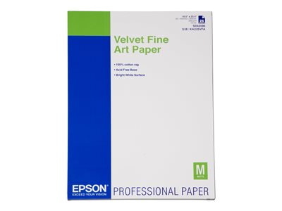 0010343861336 - EPSON Papier Velvet Fine A2 420x594mm