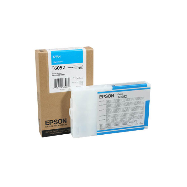 0010343864634 - Druckerpatrone T6052 (C13T605200) cyan 0010343864634 Epson