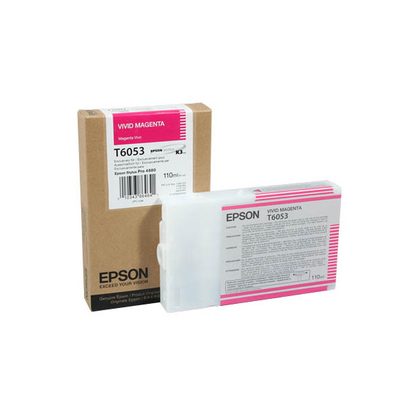0010343864641 - T6053 - 110 ml - Vivid Magenta - original - Tintenpatrone - für Stylus Pro 4800 Pro 4880 Pro 4880 AGFA 0010343864641 - T6053 - 110 ml - Vivid Magenta - original - Tintenpatrone - für Stylus Pro 4800 Pro 4880 Pro 4880 AGFA