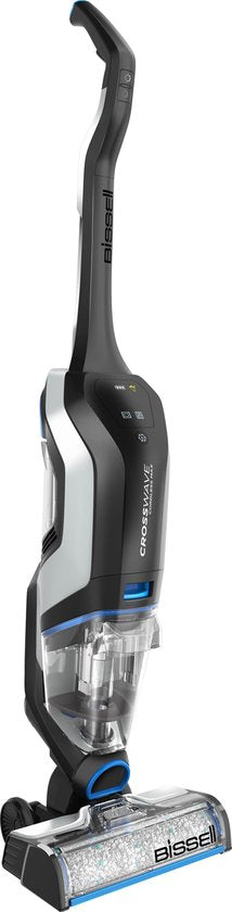 0011120273755 - BISSELL CrossWave Cordless Max 3 in 1 Bodenreiniger - Staubsaugen Moppen & Trocknen - Teppich- und Hartbodenreiniger - Kabelloser Staubsauger - Beutelloser Stahlstaubsauger - 2765N