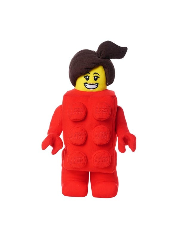 0011964513390 - LEGO Brick Suit Girl plush toy H 33 cm