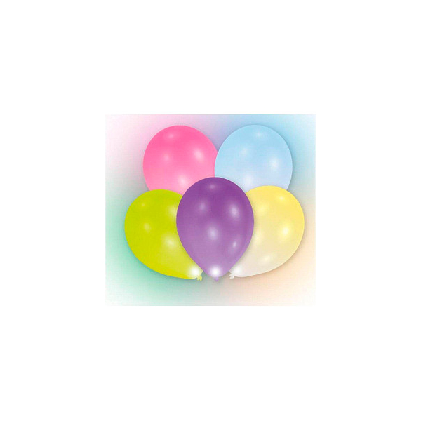 0013051649821 - 5 Luftballons LED bunt 0013051649821 5 Stück