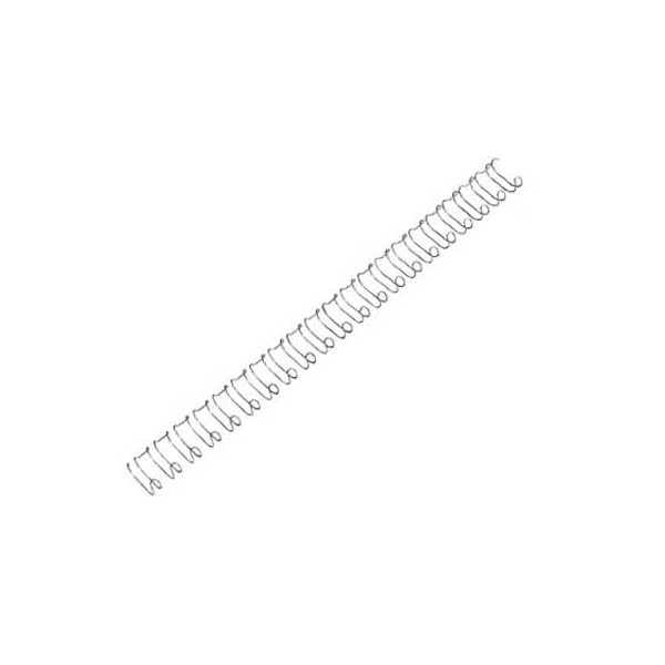 0013465161230 - Drahtbinderücken WireBind21 Multifunctional IB161230 silber US-Teilung 21 Ringe auf A4 12mm 0013465161230 IB161230 100 Stück