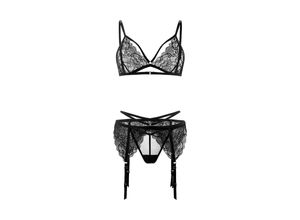 0017036815249 - Spitzen-Set mit Golddetails 3 Teile 0017036815249 - Spitzen-Set mit Golddetails 3 Teile