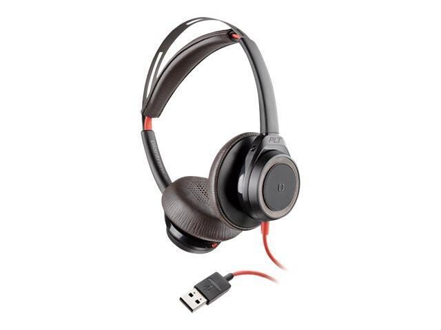 0017229162815 - Poly Headset Blackwire C7225 binaural USB-A ANC (black)