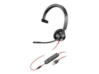 0017229167766 - Blackwire 3315 - Microsoft Teams - 3300 Series - Headset - On-Ear - kabelgebunden