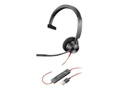 0017229167834 - POLY BW 3310 A - Headset USB Mono Blackwire 3310