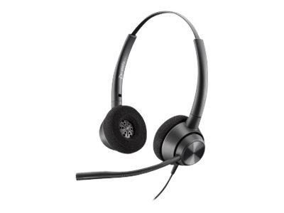 0017229169074 - Plantronics EncorePro 320 QD Headset Verkabelt Kopfbügel Geräuschunterdrückung mit Mikrofon Schwarz mit Mikrofon