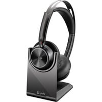 0017229171794 - Voyager Focus 2 UC - Headset - On-Ear - Bluetooth - kabellos kabelgebunden - aktive Rauschunterdrückung - USB-A - mit Ladestation - Zertifiziert für Microsoft Teams (213727-02)