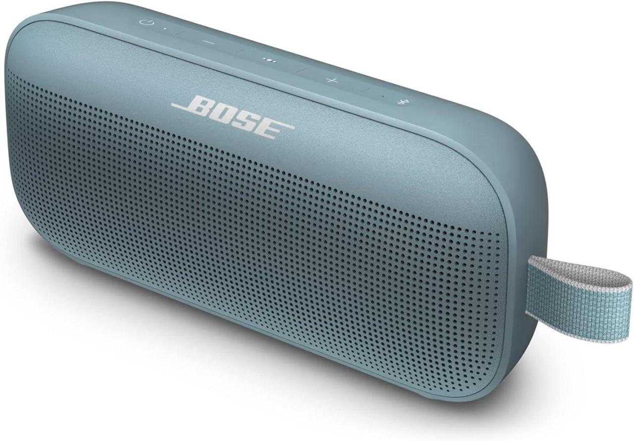 0017817832021 - BOSE Bluetooth-Lautsprecher SoundLink Flex Lautsprecher Outdoor Wasserdicht (IP67) verbinden mit Bluetooth-fähigen Geräten blau Bluetooth