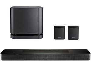 0017817853811 - BOSE Soundbar Smart 600 Home Cinema Lautsprecher Set Soundbar 600 + Bass 500 + Rear Speaker schwarz Bluetooth