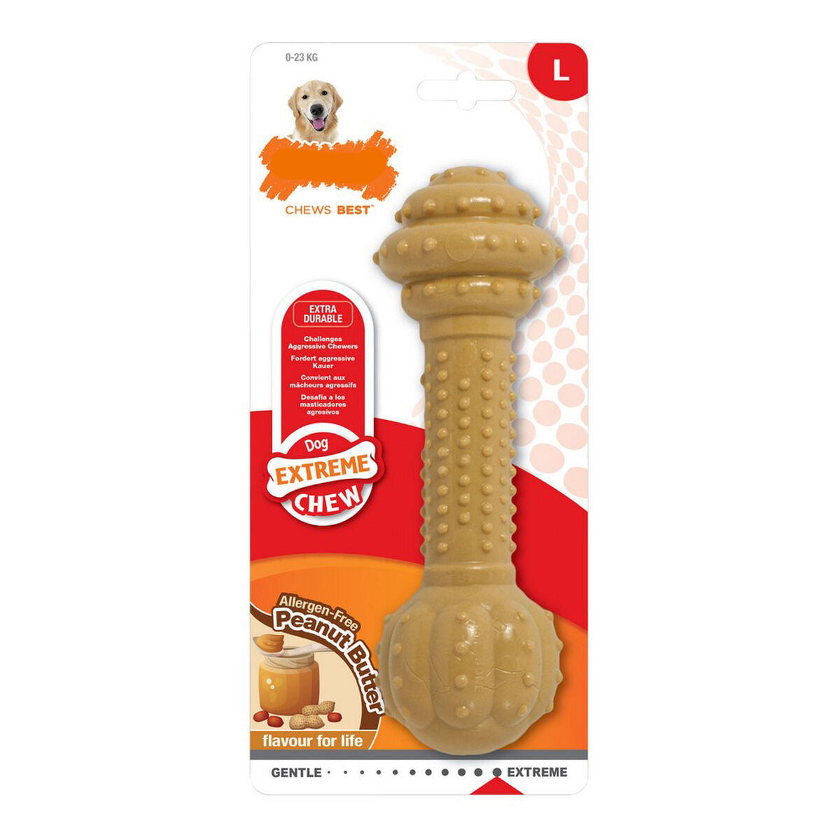 0018214830290 - Beißring für Hunde Extreme Chew Barbell Kakaobutter 0018214830290 - Beißring für Hunde Extreme Chew Barbell Kakaobutter