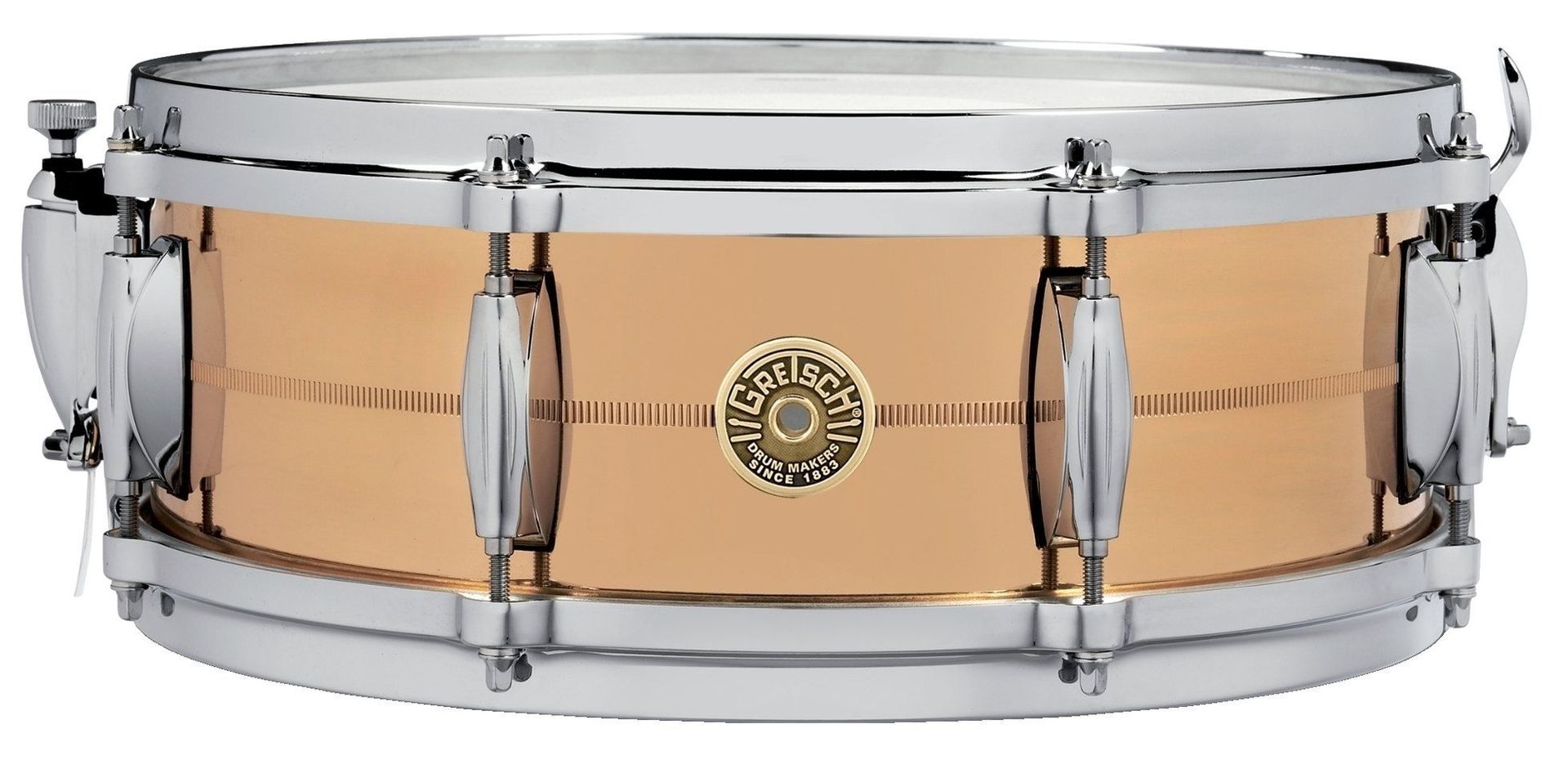 0019239143778 - Gretsch 14x5 Solid Phosphor Bronze Snare