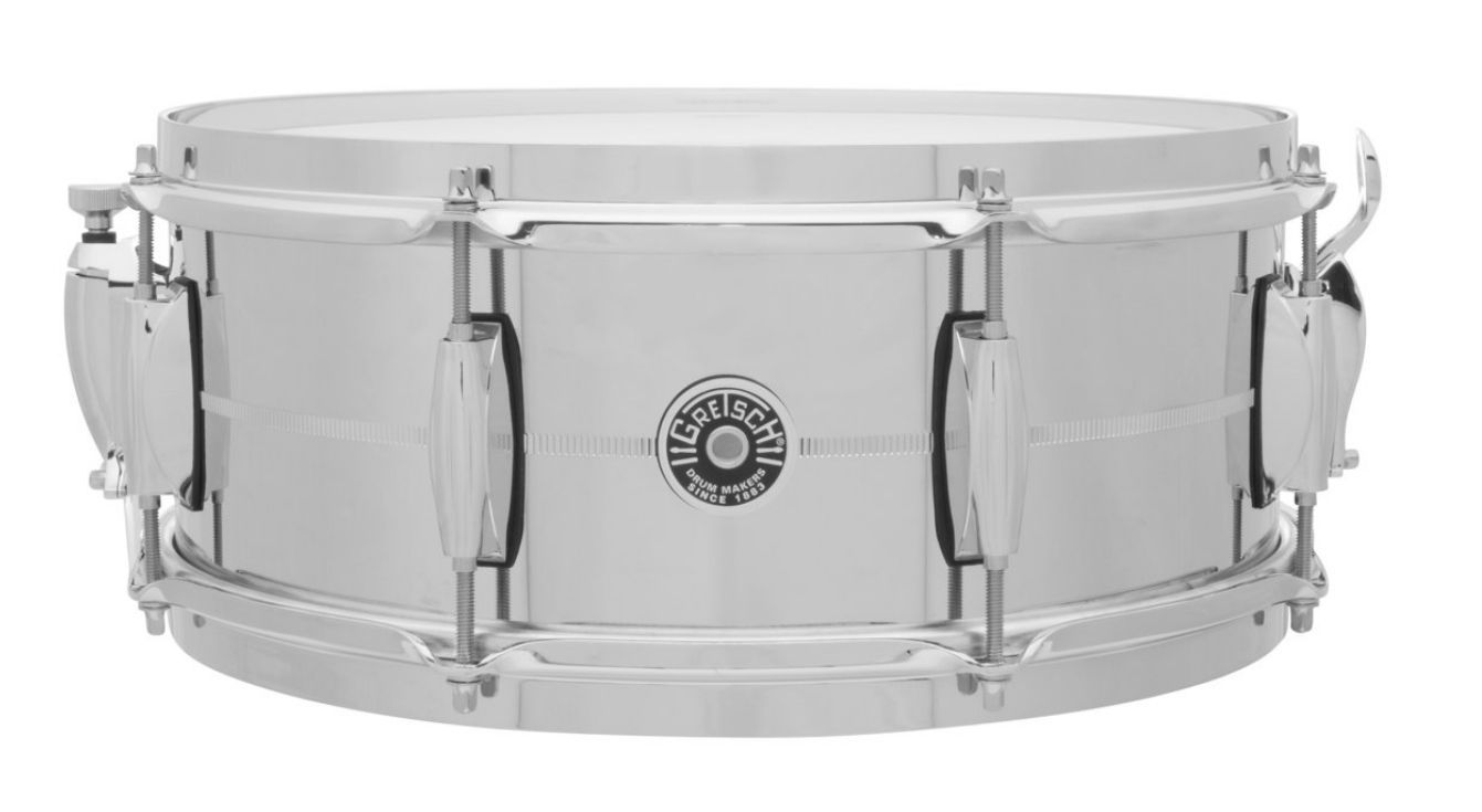 0019239426413 - Gretsch 14x65 Brooklyn Chrome over Steel Snare