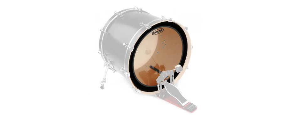 0019954951283 - Evans - EMAD2 Clear24 BD24EMAD2 Bass Drum Batter